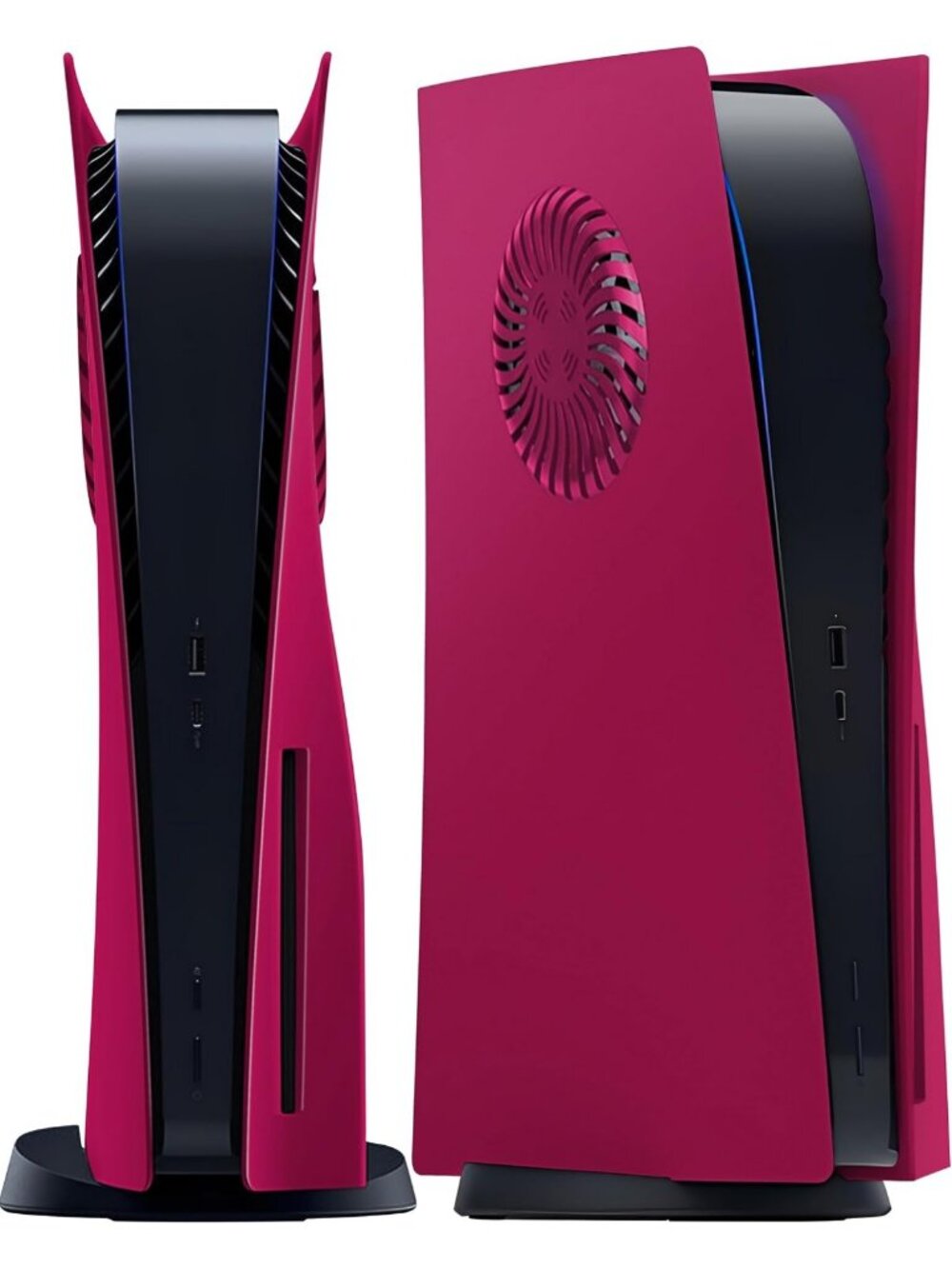 Cosmic Red PS5 Faceplate - Anti-Scratch Dustproof Replacement Cover Skin for
